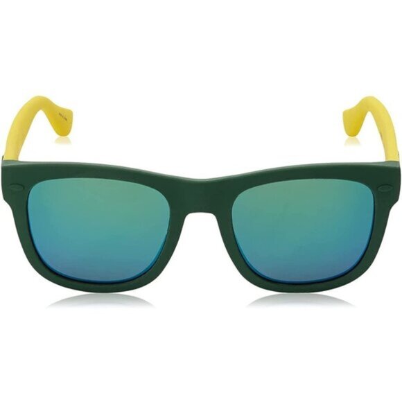 NWOT Havaianas green frame yellow temples & green mirrored lens sunglasses - Picture 2 of 10